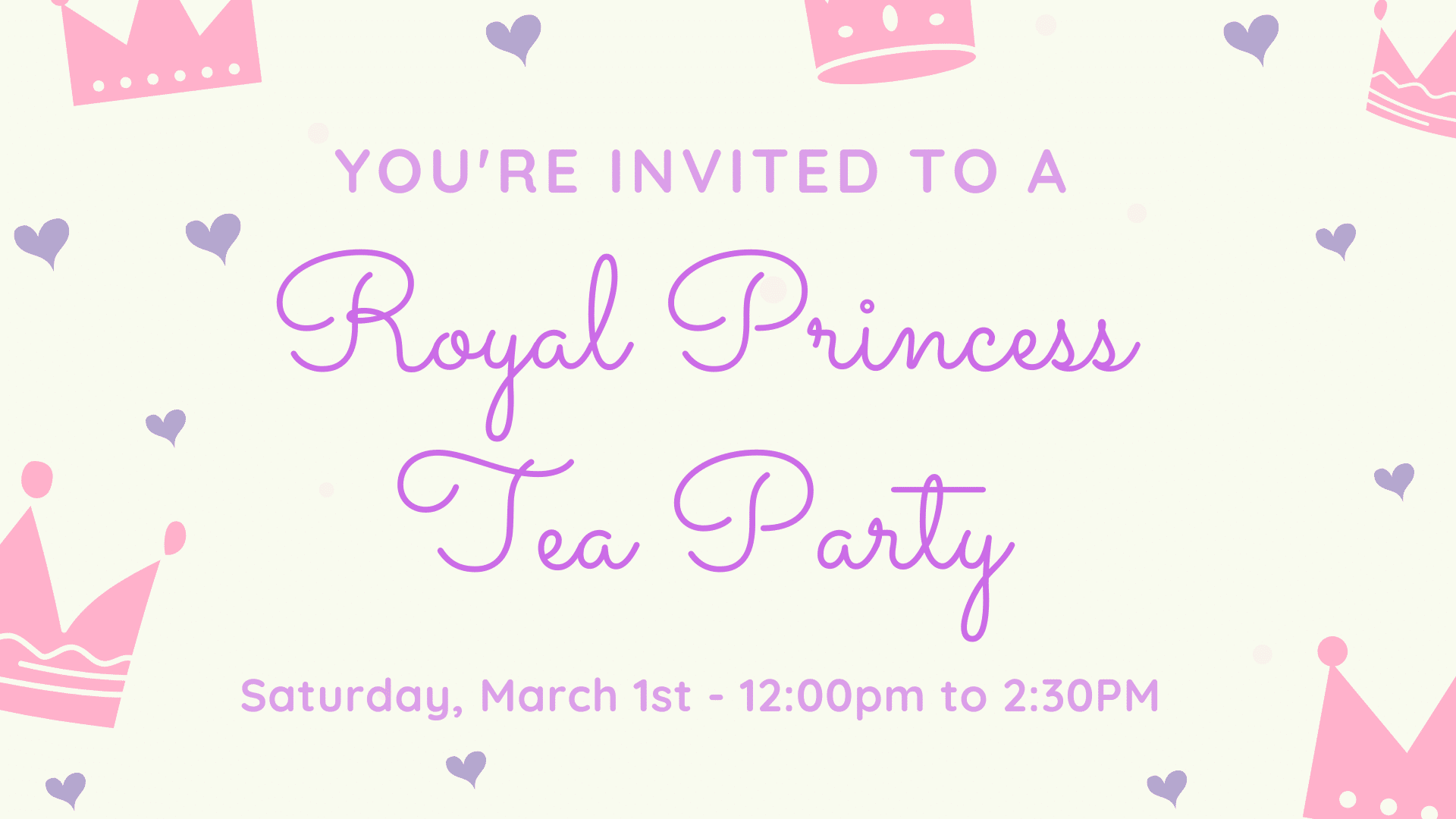 Princess Tea Party 2025