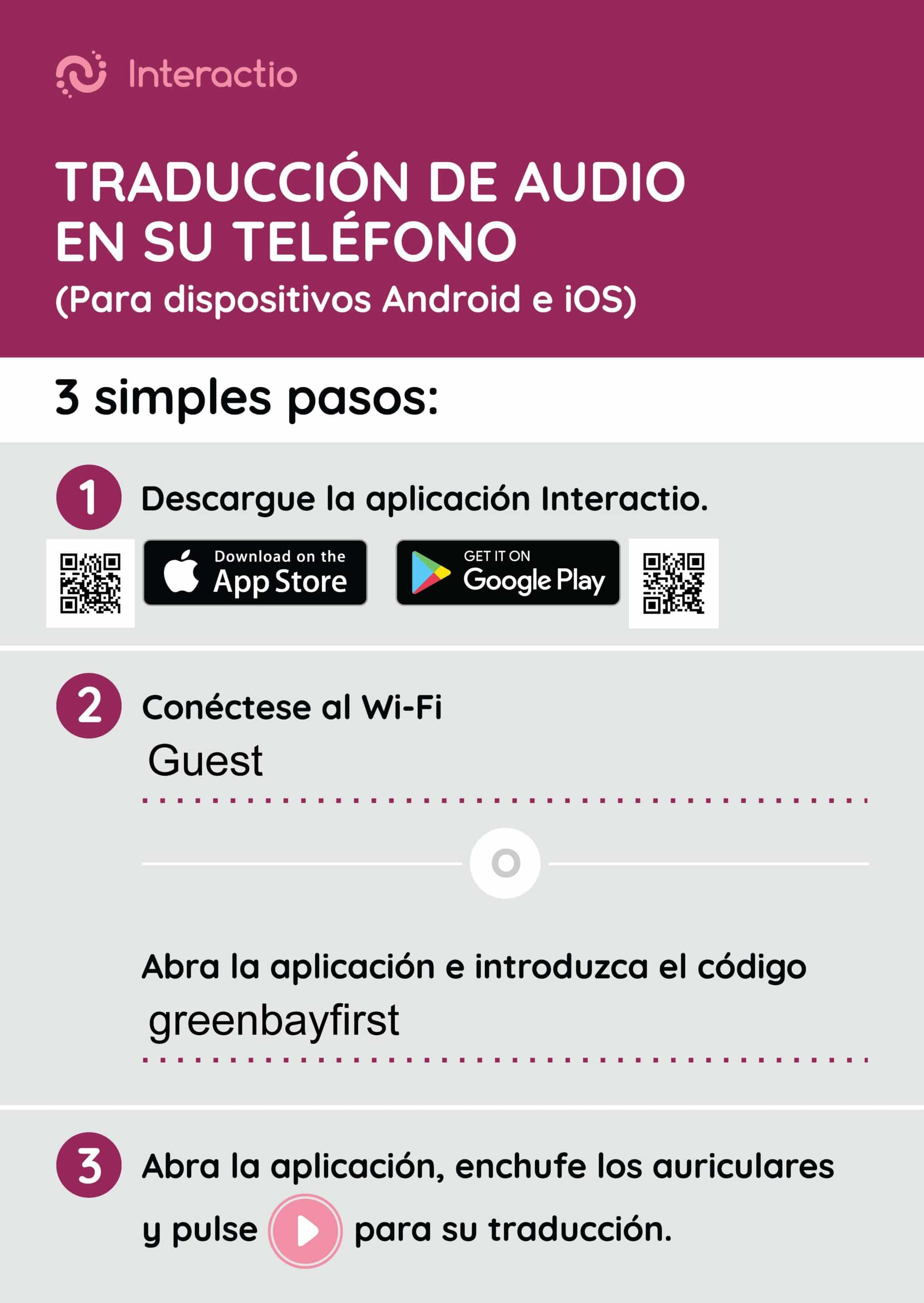 Interactio Spanish Instructions